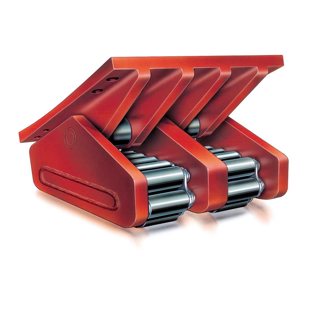 Walzwagen mit schwenkbarer Deckplatte