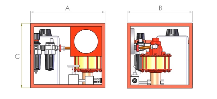 Hi force dim draw bolt tensioners pump AHP BTU