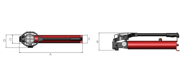 Hi force dim draw bolt tensioners pump HPX BTU