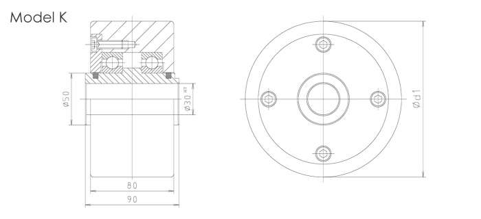 Borkey roller skates model K