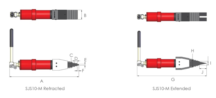Hi force dim draw flange spreaders SJS M