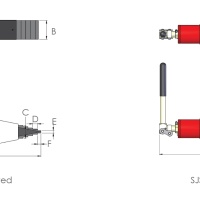 Hi force dim draw flange spreaders SJS M